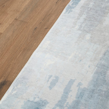 Mossman Blue Washable Rug