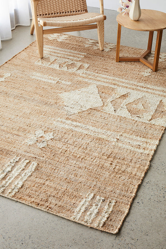 Exmouth Natural Wool & Jute Rug