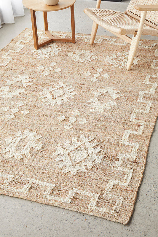 Exmouth Paperbark Wool & Jute Rug