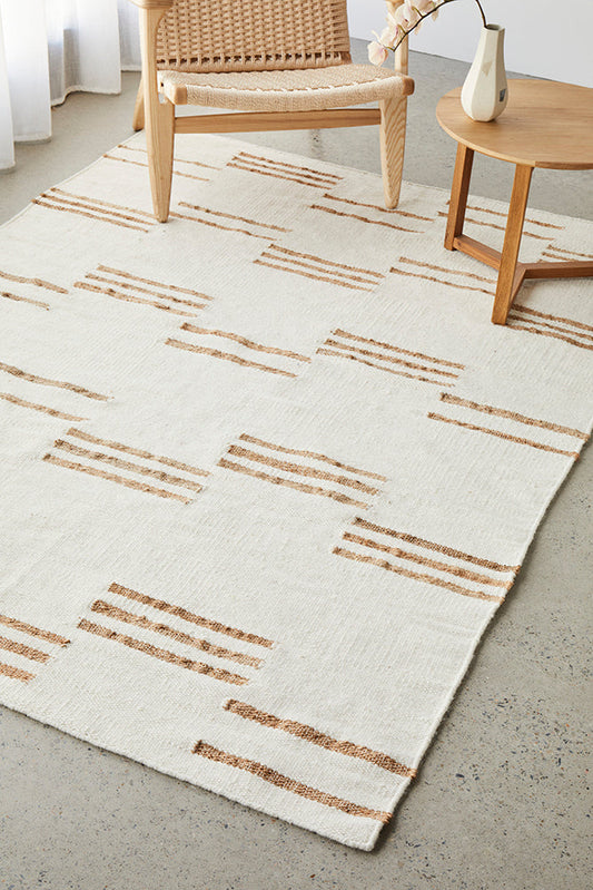 Exmouth Sandstone Wool & Jute Rug