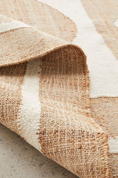 Exmouth Chaff Beige Wool & Jute Rug