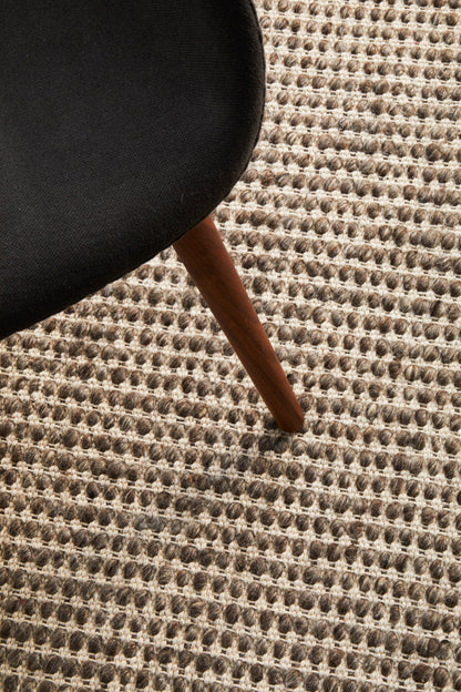 Bicheno Brown Wool Rug