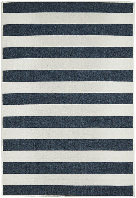 Hyams Snow and Navy Rug