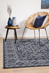 Hyams Navy Rug