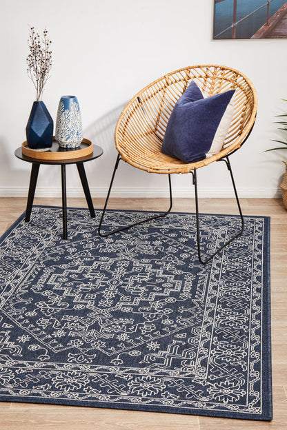 Hyams Navy Rug