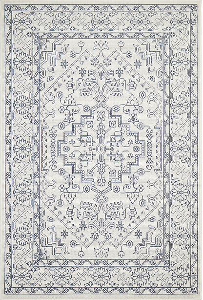 Hyams Chalk and Silver Rug