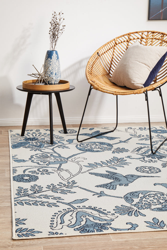 Hyams Frost and Blue Rug