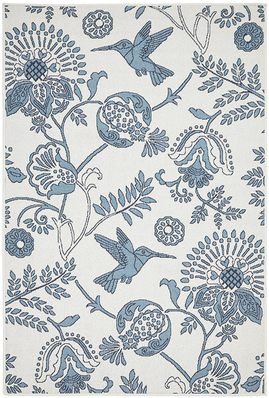 Hyams Frost and Blue Rug