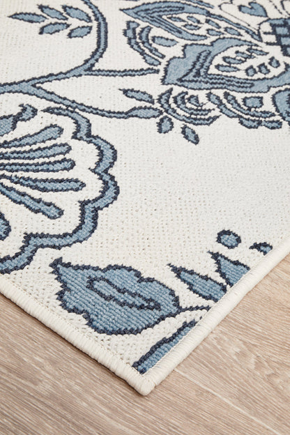 Hyams Frost and Blue Rug