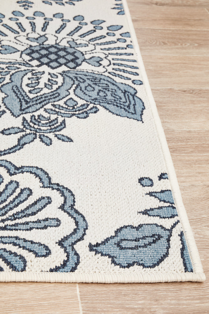 Hyams Frost and Blue Rug