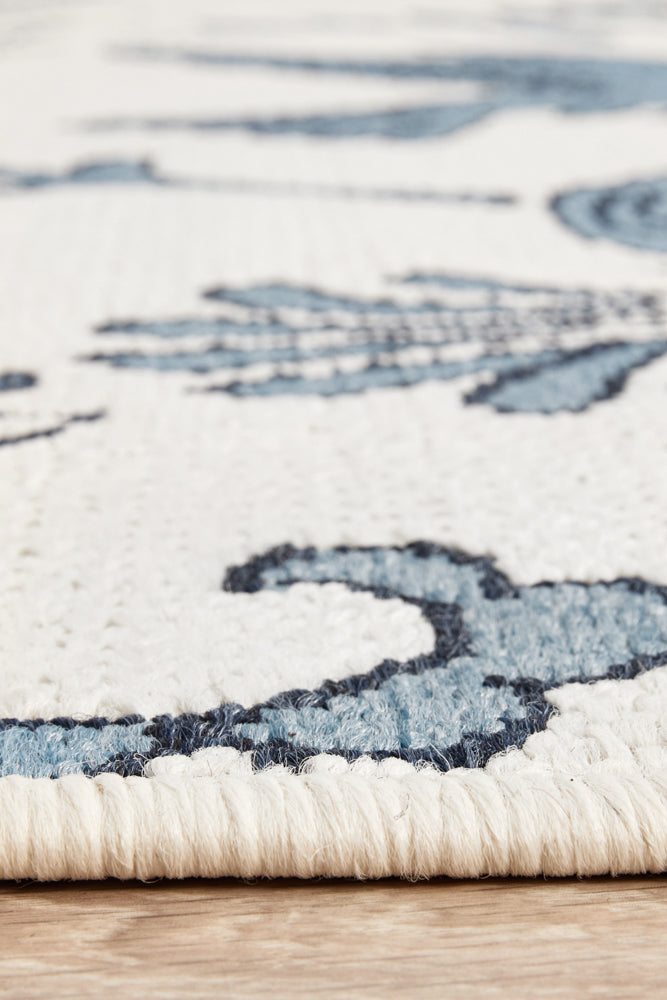 Hyams Frost and Blue Rug