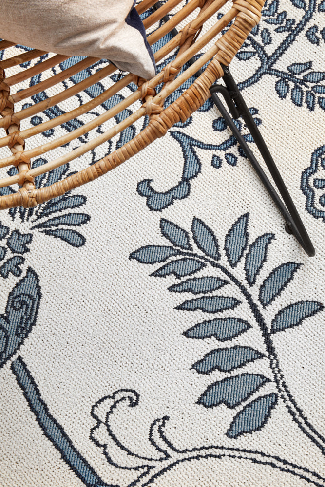 Hyams Frost and Blue Rug