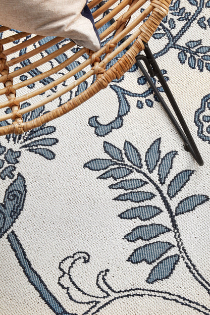 Hyams Frost and Blue Rug