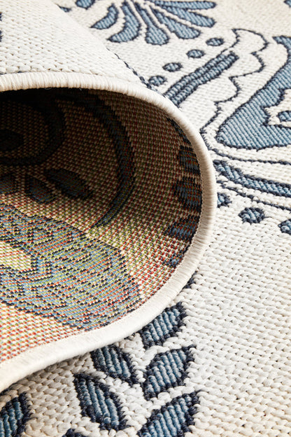 Hyams Frost and Blue Rug