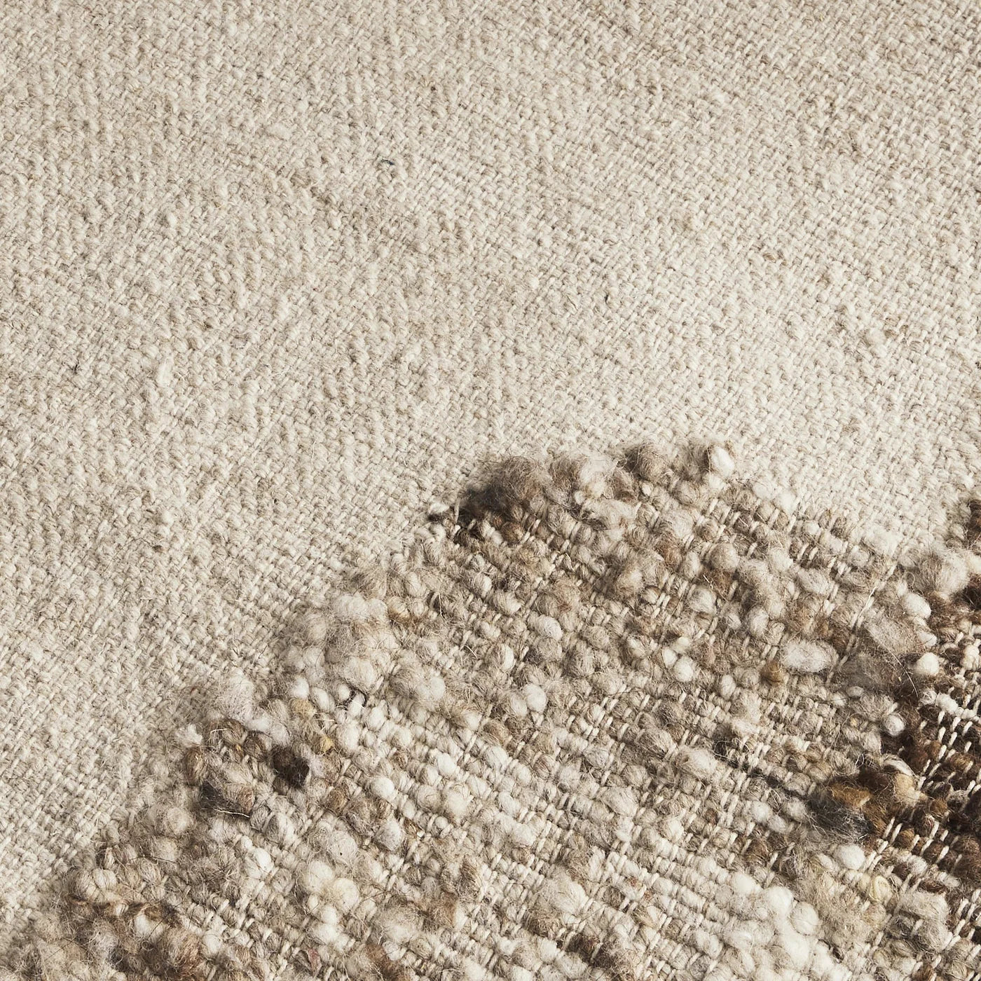 Semaphore Brown Wool Rug