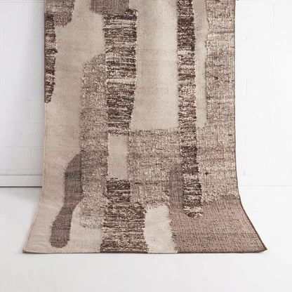 Semaphore Brown Wool Rug