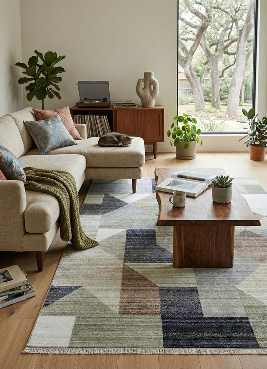 Sorrento Multi Geometric Rug