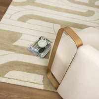 Stirling Ivory & Brown Wool Rug