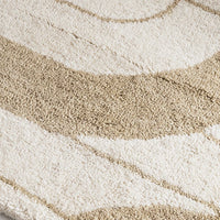 Stirling Ivory & Brown Wool Rug