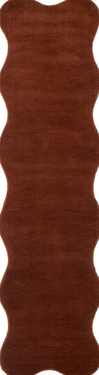 Wooli Terracotta Brown Runner Rug