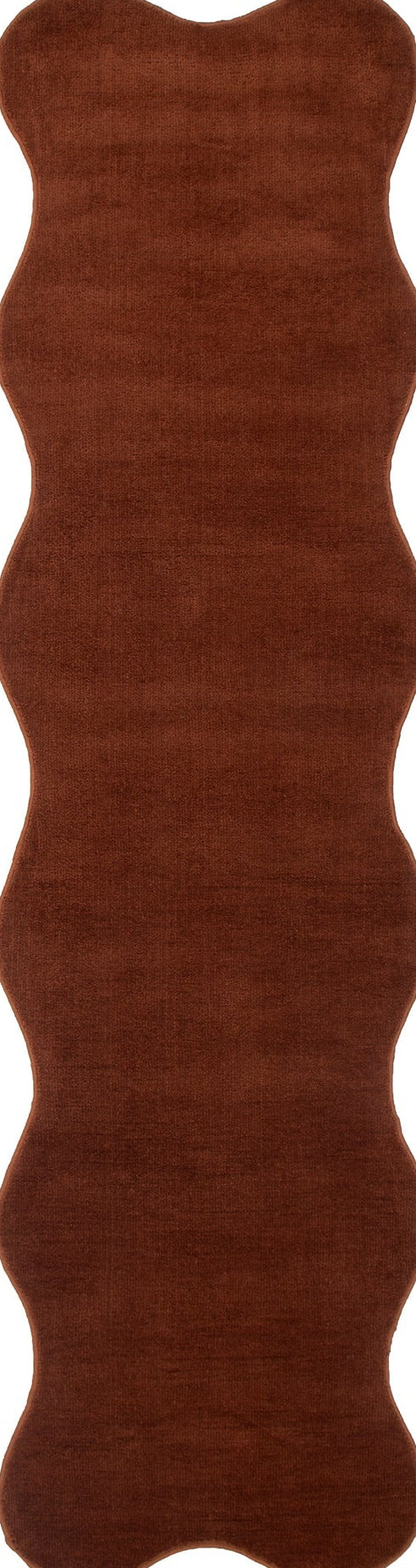 Wooli Terracotta Brown Runner Rug