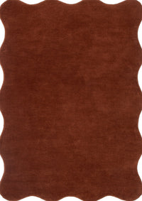 Wooli Terracotta Brown Rug