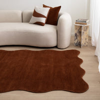 Wooli Terracotta Brown Rug