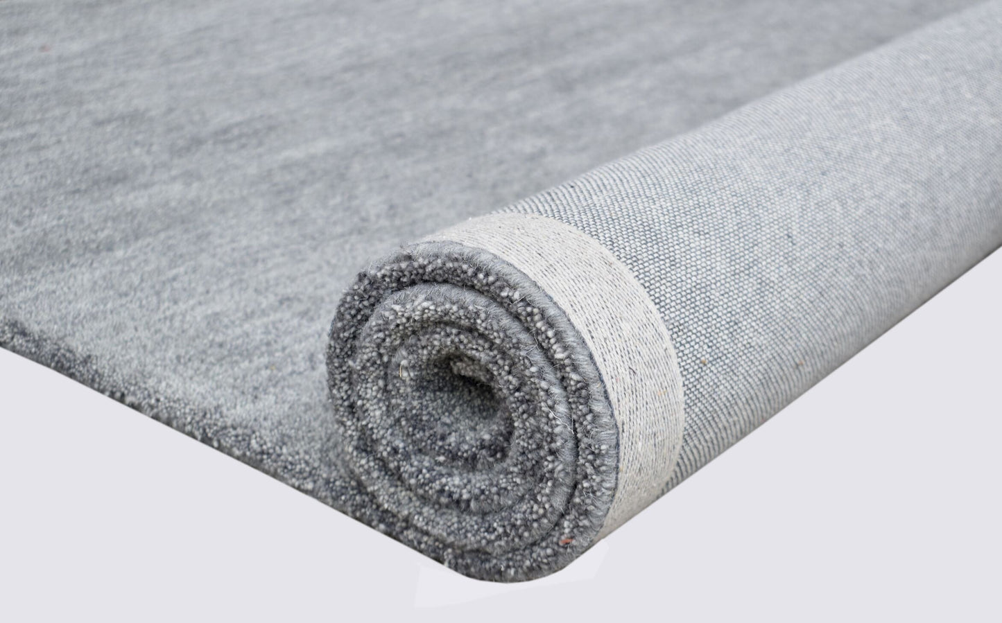 Tasman Silver Wool & Cotton Rug