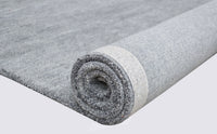 Tasman Silver Wool & Cotton Rug