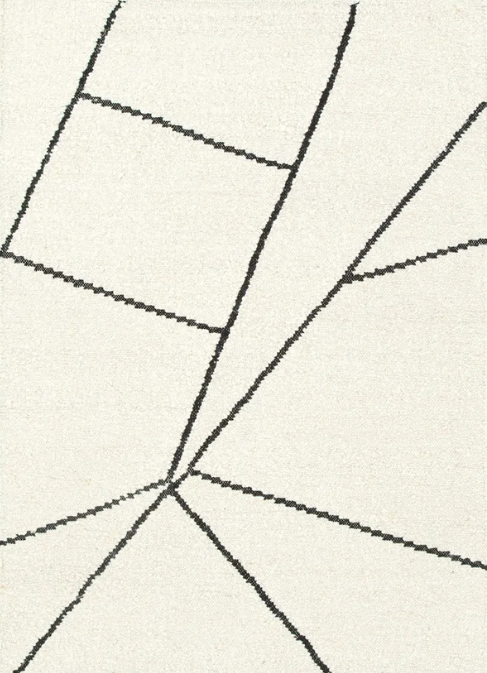 Tewantin Ivory Wool Rug — natural texture, The Inspire Home