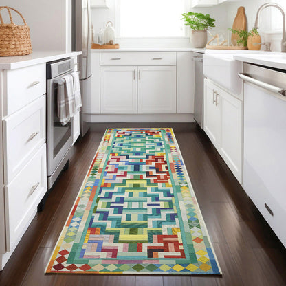 Bremer Multicolor Runner Rug