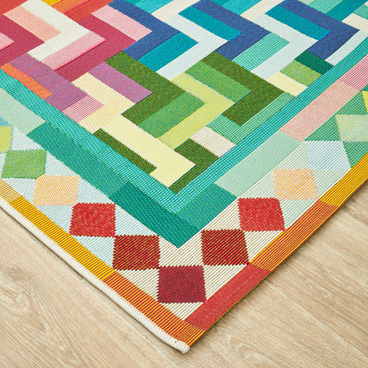Bremer Multicolor Runner Rug