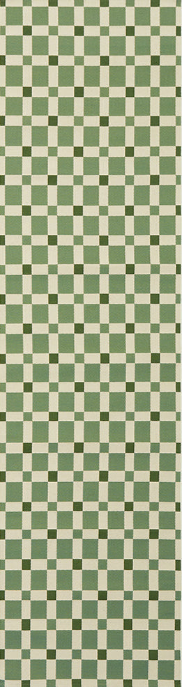 Bremer Saltbush Green Runner Rug