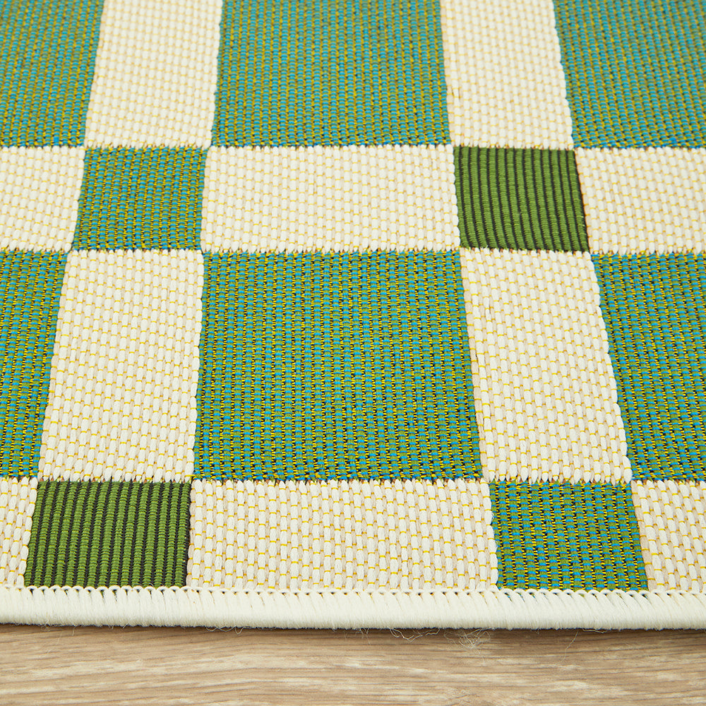 Bremer Saltbush Green Runner Rug