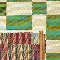 Bremer Saltbush Green Runner Rug