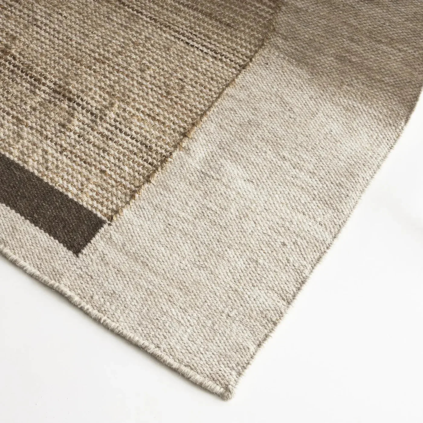 Yallingup Brown Wool & Jute Rug