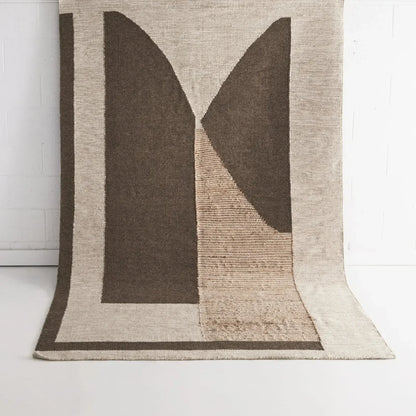 Yallingup Brown Wool & Jute Rug