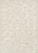 Yandina Ivory & Beige Wool Kids Rug