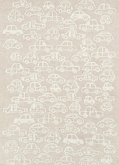 Yandina Ivory & Beige Wool Kids Rug