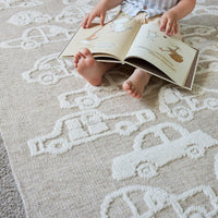 Yandina Ivory & Beige Wool Kids Rug