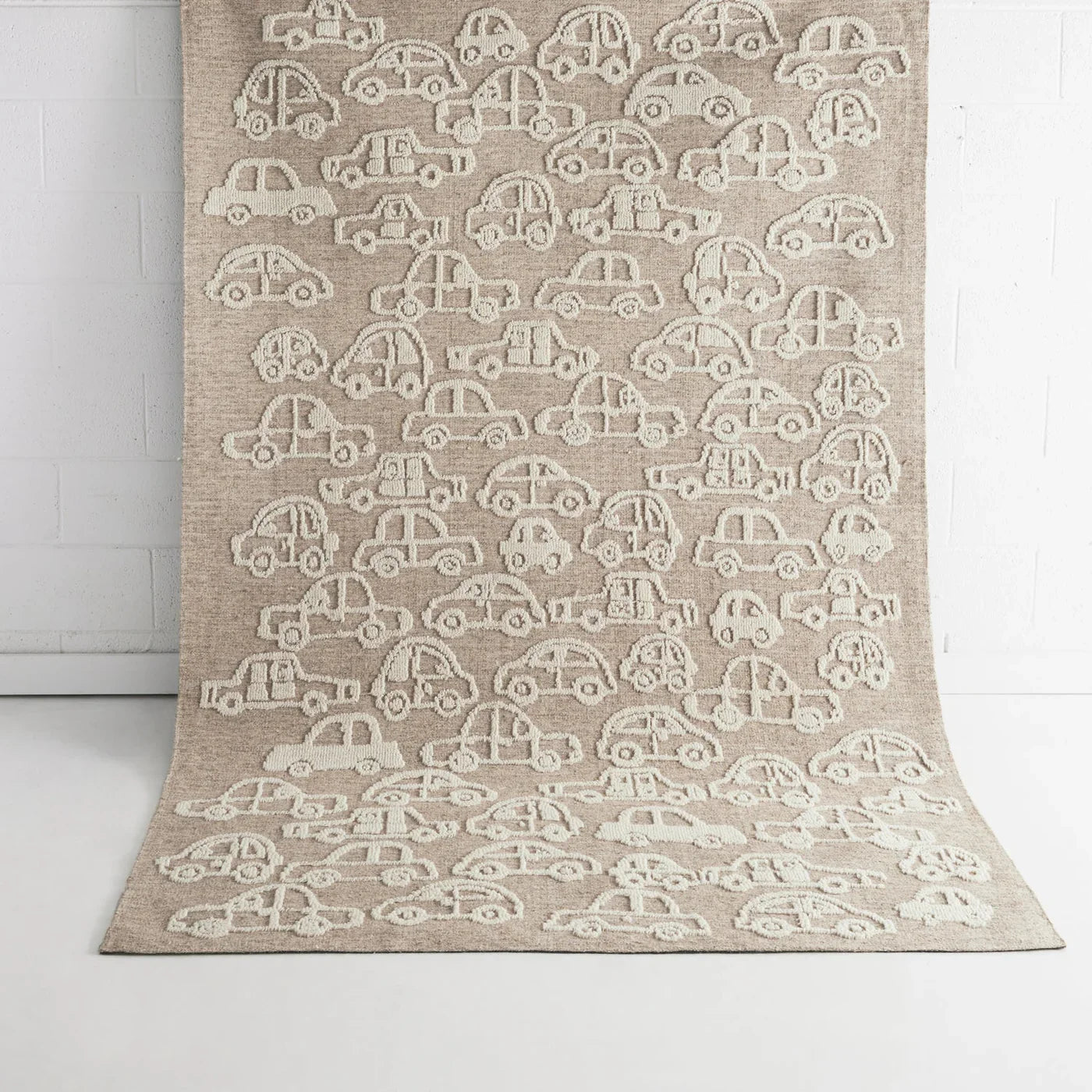 Yandina Ivory & Beige Wool Kids Rug