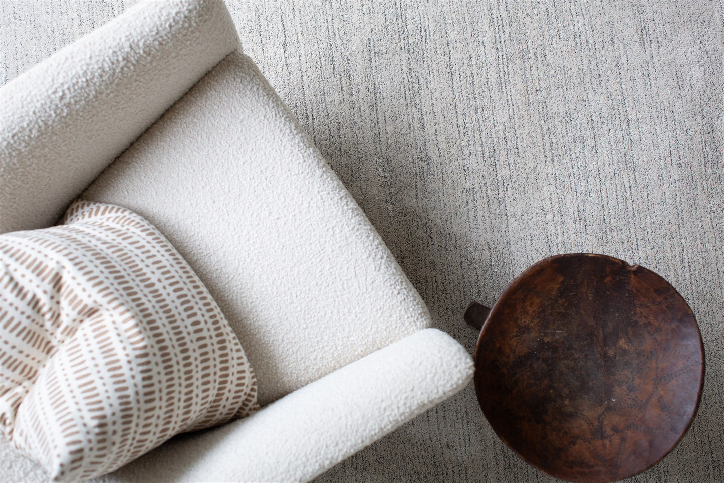 Yarra Brown Round Rug